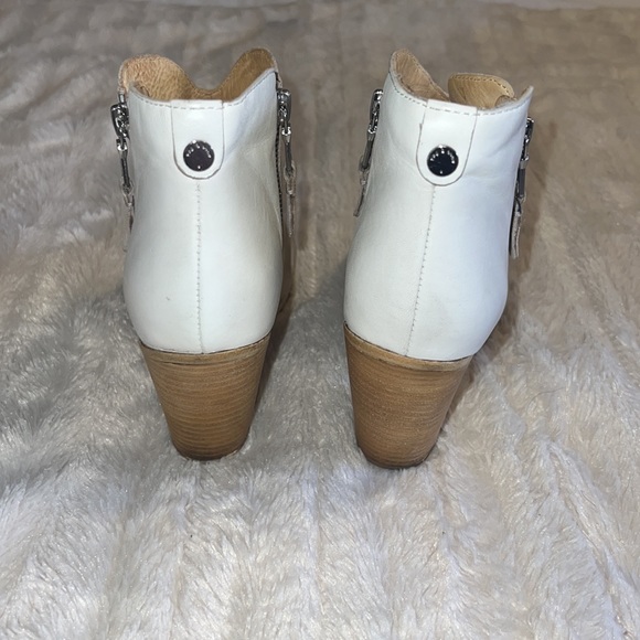 Rag & Bone Two-Tone Margot Suede Leather Ankle Boots - Picture 7 of 9